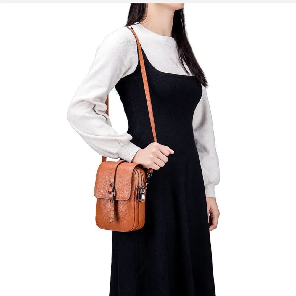 Women Small Crossbody Cell Phone Purse Mini Messenger Shoulder Handbag Wallet